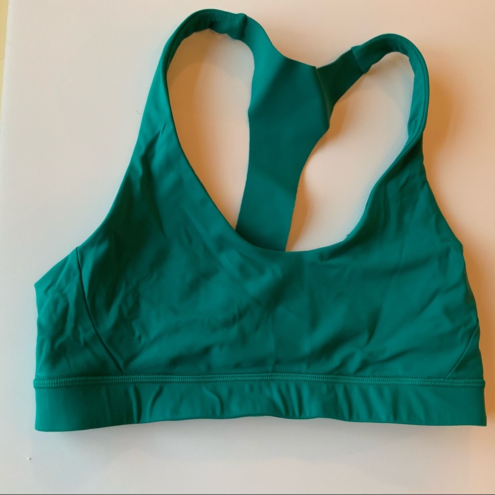 LULULEMON size 6 Teal bra